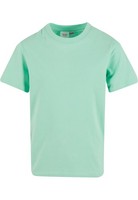 Jungen T-Shirt 122/128 Neo Mint 100% Baumwolle Build Your Brand Kinder Shirt
