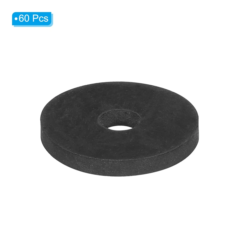 Guarnizioni in gomma,60 pezzi 1" OD x 1/4" ID x 1/8" spessore,per bulloni e viti - Immagine 3 di 4