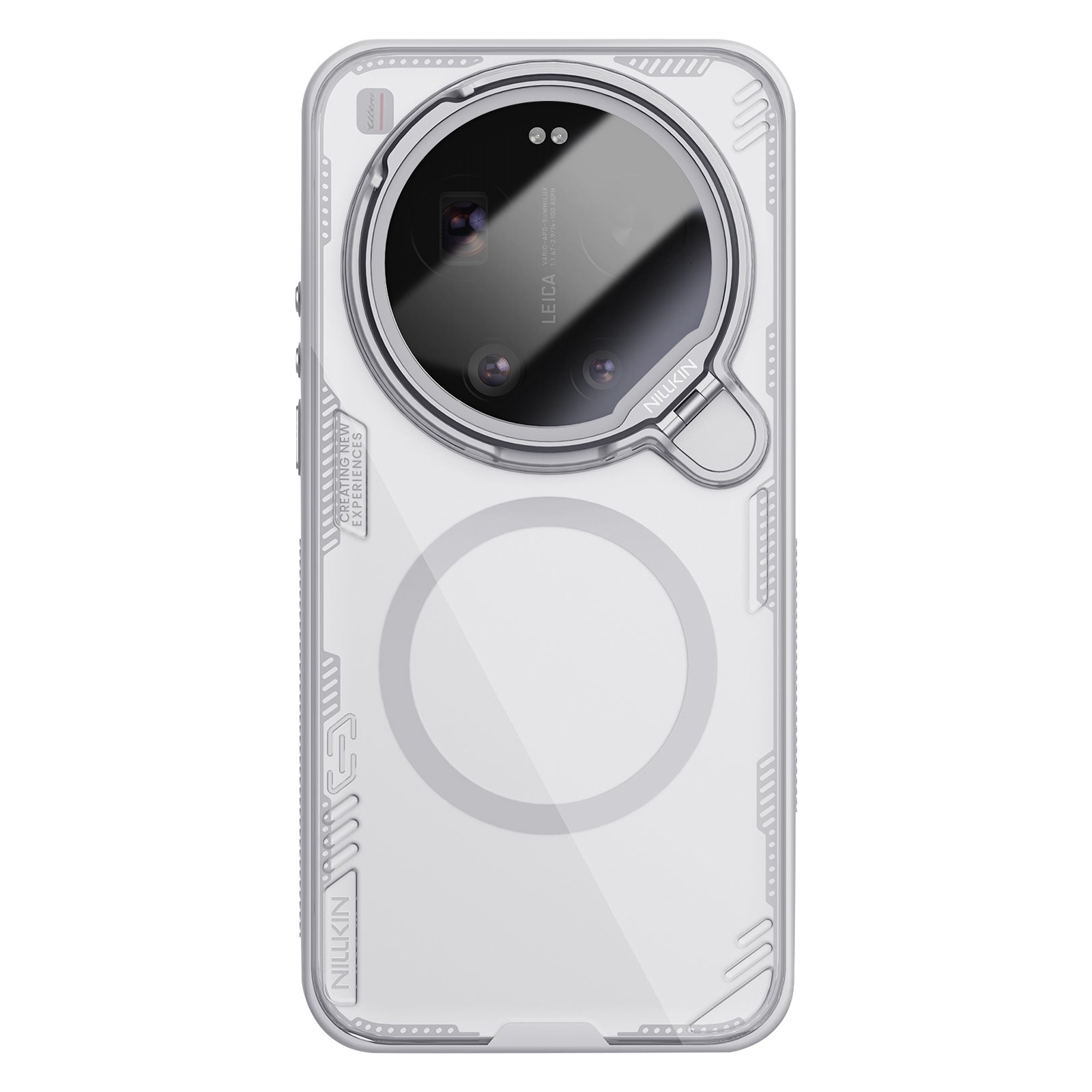 Coque Xiaomi 17 Ultra Iceblade Prop grise anti-rayure protégeant l'objectif