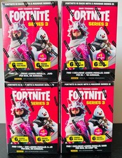 New 2021 Panini Fortnite Game Series 3 Blaster Box Lot Of 4 Sealed