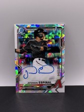 2021 Bowman - Chrome Prospects Autographs Jeferson Espinal #CPA-JE Atomic...