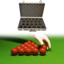 Billiard Balls Storage Box with Handle Holds 22 Balls