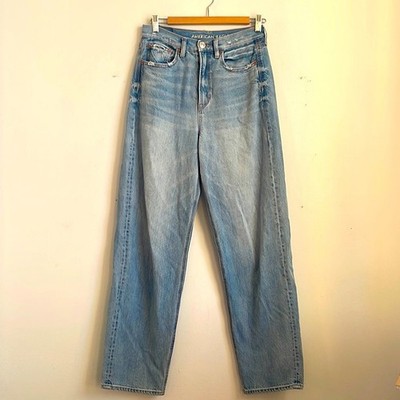 American Eagle Baggy fit distressed denim jeans sz 6