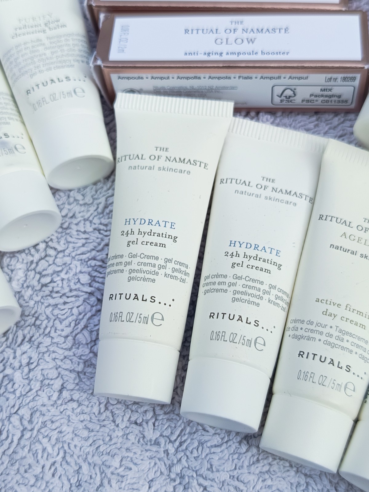Rituals Ritual of Namaste crème et sérum de luxe miniatures
