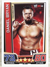 WWE DANIEL BRYAN 2K14 TOPPS SLAM ATTAX SUPERSTARS 2013 WRESTLING CARD 2K-1 WWF