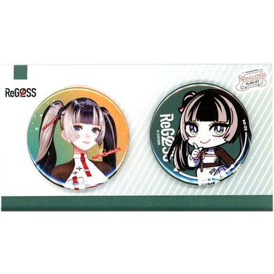 Juufuutei Raden Hololive ReGLOSS PLAYLIST Snapshot Button 2er Set Japan C413