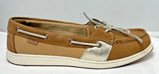 Sperry Top-Sider Coastfish Boat Shoe Tan Leather Size 9 STS 85980