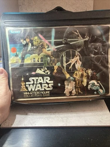 Vintage 1978 Kenner Star Wars Case With Trays And Labels