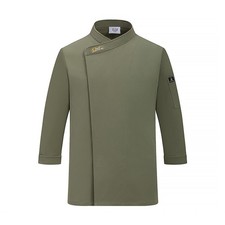 Chef Jacket Hotel Kitchen Long Sleeve Cooking Coat Work Uniform Waiter Overalls