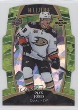 2019-20 Upper Deck Allure Rookies Green Quartz 13/99 Max Jones #72 xp6