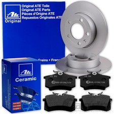 ATE BREMSSCHEIBEN 245mm + CERAMIC BELÄGE HINTEN für AUDI A4 B6 B7 8E SEAT EXEO