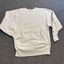 Vintage Champion Reverse Weave Sweatshirt Men XL White 90s Crewneck USA