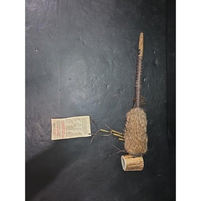 Native American Hunters Pipe, Leather, Fur & Feathers, Spirit & Visions Artifact