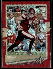 2020 Donruss Optic #149 Tommy Stevens Rookie Football Card Prizm 0101L. rookie card picture