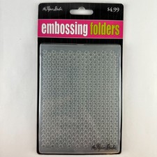 The Paper Studio Embossing Folders Stars Pattern 4.25x5.75"