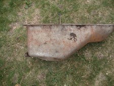 1949-53 Ford 8ba Flathead Rear Sump Oil Pan Big Clean Out 1949-53 Ford 8ba Flathead Rear Sump Oil Pan Big Clean Out