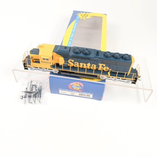 Locomotora diésel Athearn escala HO Santa Fe ATSF #5003 SD40 93541 DCC lista - Imagen 2 de 6