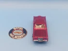 Vintage Original Hot Wheels Redline Continental Mark III Rose w/ White Interior