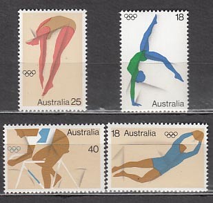 Australia - Correo 1976 Yvert 591/94 ** Mnh Deportes. Olimpiadas de Montreal