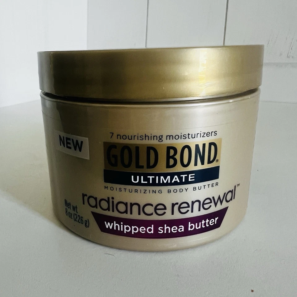 Crema de renovación Gold Bond Ultimate Radiance manteca de karité batida 8 oz Foto 2 de 4