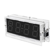 RGB DIY Digital Clock Kit Display Temperature Alarm Soldering Project4109