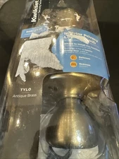 Kwikset  Bed And Bath Tylo Antique Brass  300t 5 Cp V1 Door Knob