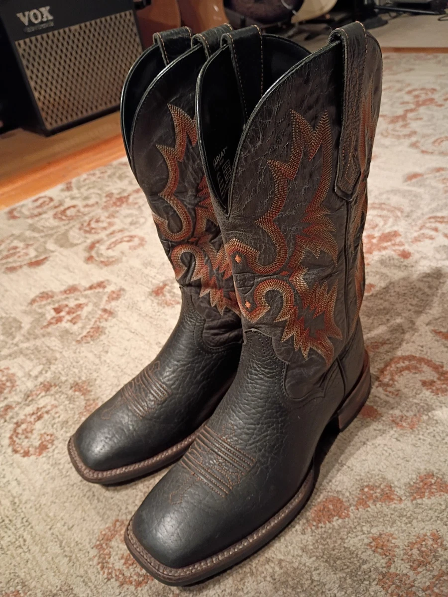 Ariat Slip Resistant Solid Western Boots for Men for Sale  display picture 3