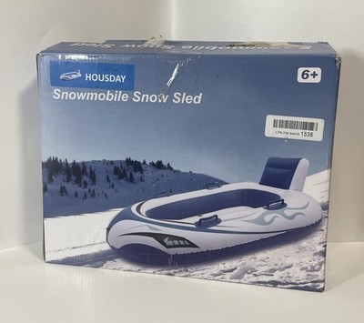 2 Person Inflatable Premium Snowmobile Sled  for Sledding - Brand New