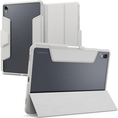 Hülle für Galaxy Tab S11 Spigen Case Cover Schutzhülle Etui Grau-Transparent
