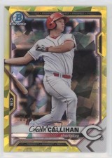 2021 Bowman Sapphire Edition Yellow Refractor 3/50 Tyler Callihan #BCP-91 04cw