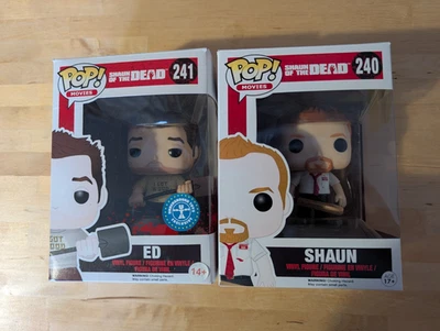 Funko Pop Shaun of the Dead - Shaun et Ed ! Rare ! Figurine Vinyle Funko - Photo 1/3
