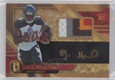 2017 Panini Gold Standard Rookie Jersey Prime Platinum 11/25 OJ Howard Auto 03rx