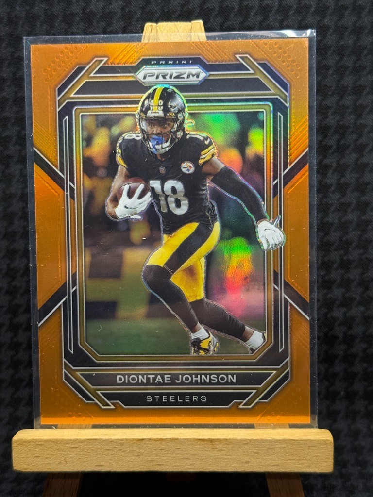2022 Panini Prizm - Diontae Johnson #246 Orange Prizm /249