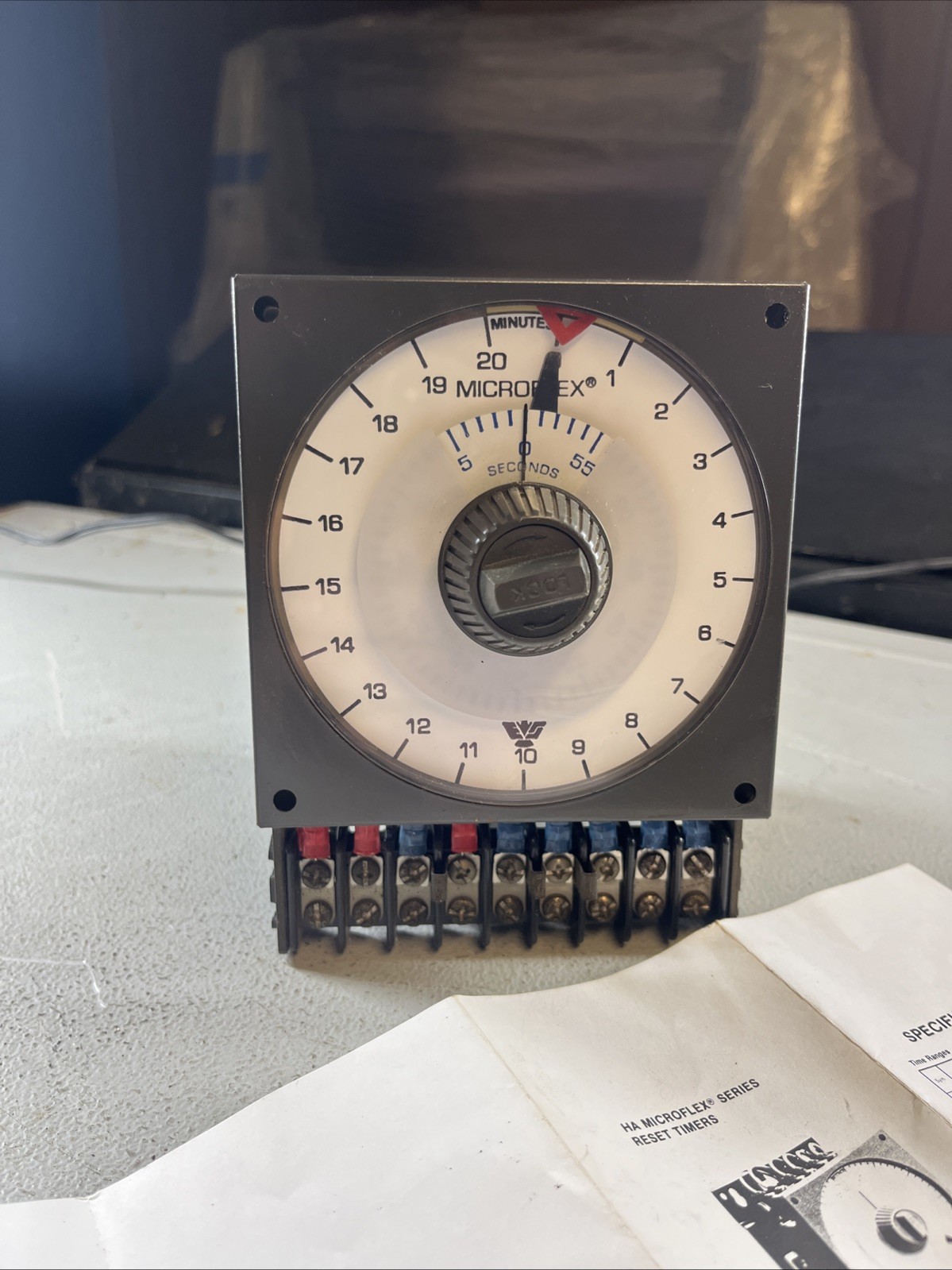 Eagle Signal HA43A6B212 Microflex Timer 0-20min 120v-ac/Preowned See Description