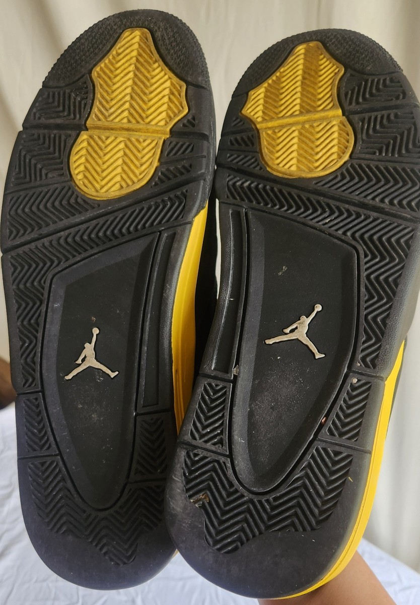 Jordan Air Jordan 4 Retro LS Thunder Black Yellow Men\'s Sneaker 308497-008 Air Jordan 4 Retro  main image 4