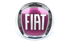 2012 2017 Fiat 500l Rear Trunk Lid Chrome Red Emblem Badge Logo Oem 2012 2017 Fiat 500l Rear Trunk Lid Chrome Red Emblem Badge Logo Oem