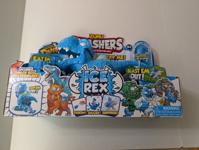 Smashers Dino Ice Age Ice Rex Playset Series 3 T-Rex  Set by ZURU 