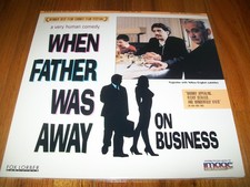 WHEN FATHER WAS AWAY ON BUSINESS 2-Laserdisc LD VERY GOOD CONDITION SUBTITLED