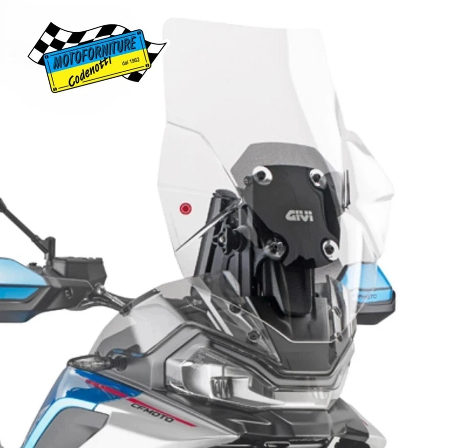 Cupolino GIVI D9227ST Trasparente ( 55,5 x 48 ) Per CFMOTO 800 MT-X (2025) - Immagine 2 di 2