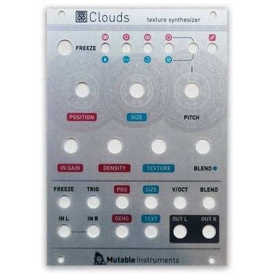 Clouds - Replacement Metal Panel for Mutable Instruments Modules
