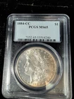 1884-CC Morgan Silver Dollar $1 PCGS MS65 - 15514240