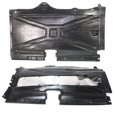 Set of 2 Engine Splash Shield For BMW 528i 1997-2000 LH & RH Lateral Floor Cover