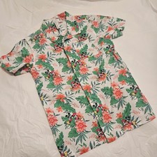 Janie and Jack Disney Tropical Button-Up Shirt Size 18-24 Months EUC