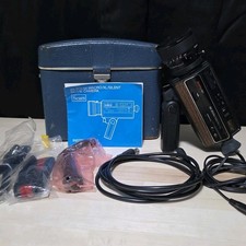 VTG Sears Super 8 Movie Camera 6X Zoom Macro XL TESTED Case Manual Cable Bundle