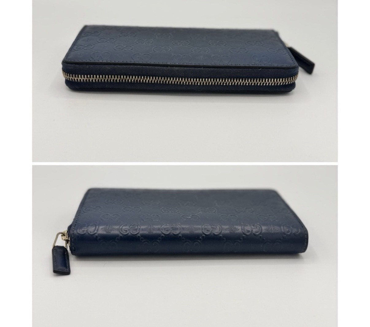 Authentic Gucci Microguccissima Bee Zip Around Wa… - image 3