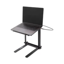 On-Stage LPT8000 DJ Laptop Stand-USB-A&USB Type-C Ports–Foldable, Essential DJ