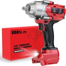 Cordless Impact Wrench 38 Compatible With Milwaukee 18v Battery 600ft-lbs 80