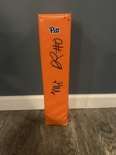 DESMOND REID MASON HEINTSCHEL SIGNED PITT PANTHERS TOUCHDOWN PYLON JSA COA AUTO