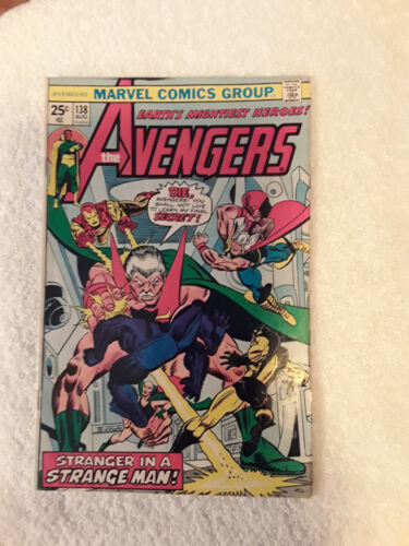 Avengers #138 (August 1975, Marvel) sehr guter Zustand + 4,5