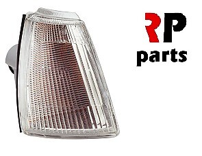 FÜR RENAULT CLIO I 90-96 NEU VORDERE STOßSTANGE SEITENBLINKER REPEATER WEISS PAAR SET - Bild 2 von 3